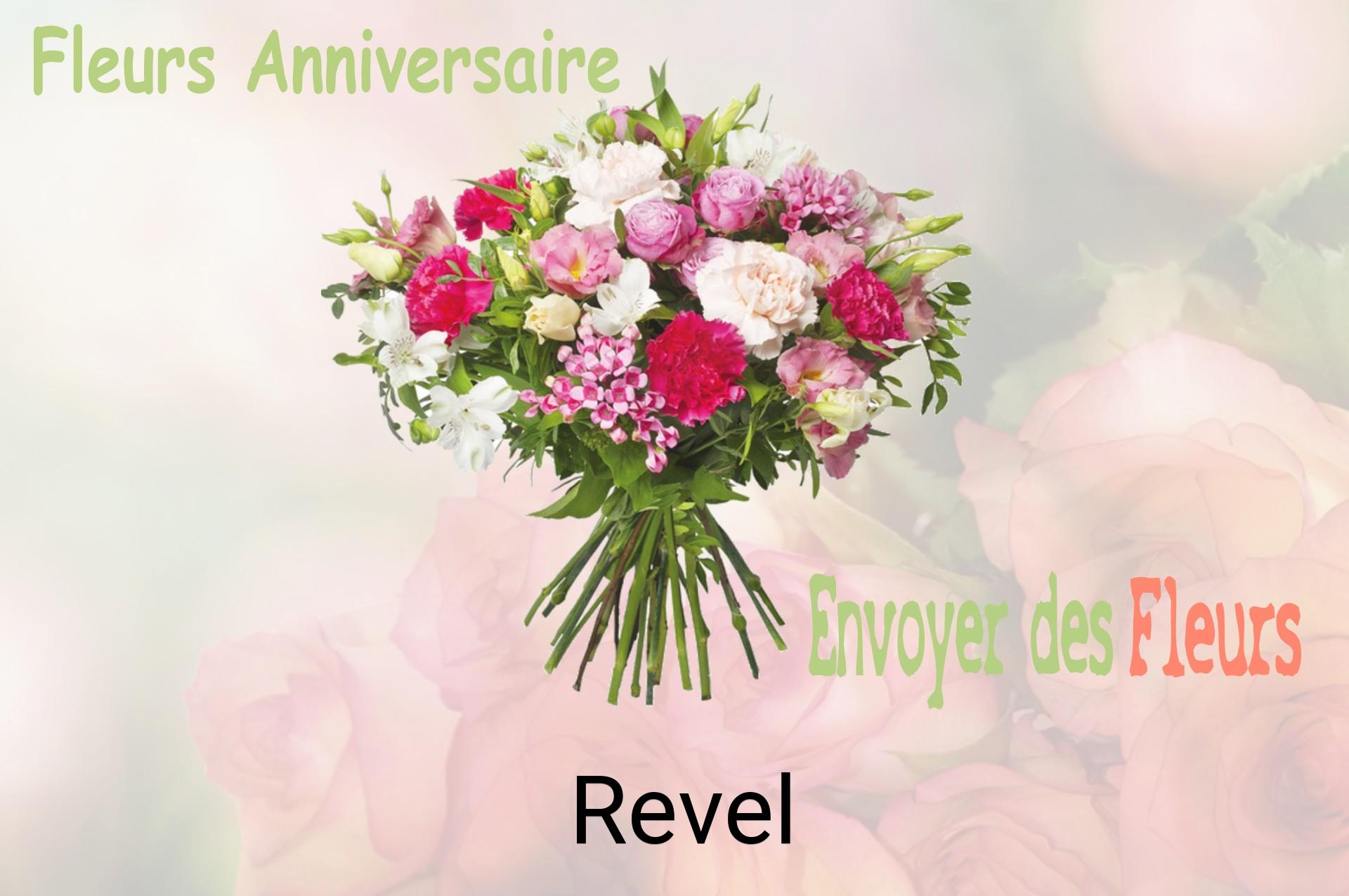 Bouquet de fleurs d’anniversaire livré à Revel